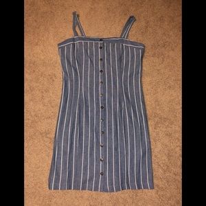💥SOLD💥 FOREVER21 | blue & white stripped dress